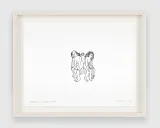 Buttin In - Cheek to Cheek by David Byrne contemporary artwork works on paper