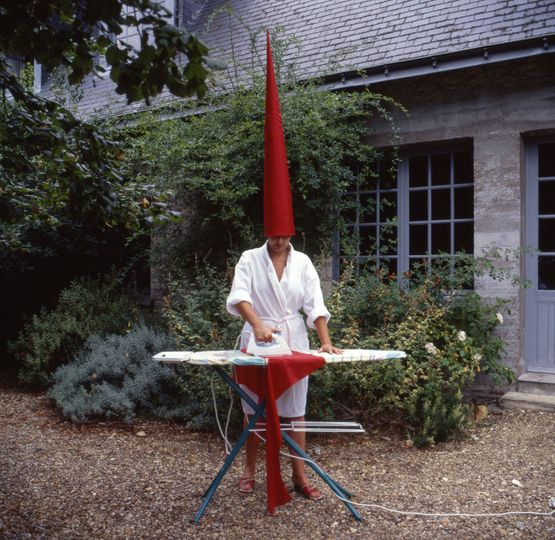 Energy Hat Ironing by Marina Abramovic contemporary artwork Photography