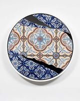 Azulejo Dos by Carlos Rolon contemporary artwork mixed media