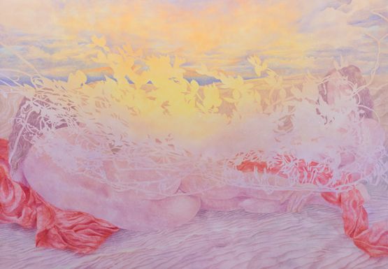 Il Flusso by Martina Cinotti contemporary artwork Painting