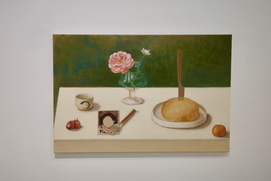 Still life with madame wednesday by Jonathan Hadipranata contemporary artwork Painting