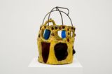 Untitled Yellow crown by Sahar Khoury contemporary artwork sculpture
