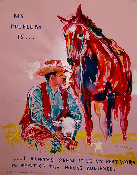 Present Company by David Kramer contemporary artwork Painting