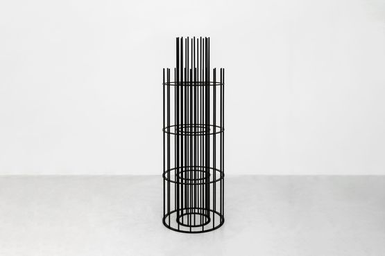 Cage for One by Mona Hatoum contemporary artwork Sculpture