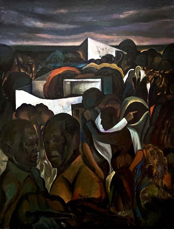 Until Dawn Breaks by Vikrant Bhise contemporary artwork Painting