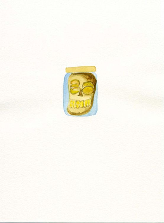 PickledHead by Klega contemporary artwork Painting