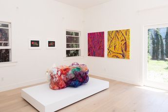 Contemporary art exhibition Group Exhibition if still ourselves a thing to become at The Little City Farm LA