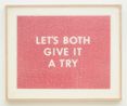 LETS BOTH OF US GIVE IT A TRY by Tammi Campbell contemporary artwork Works on Paper