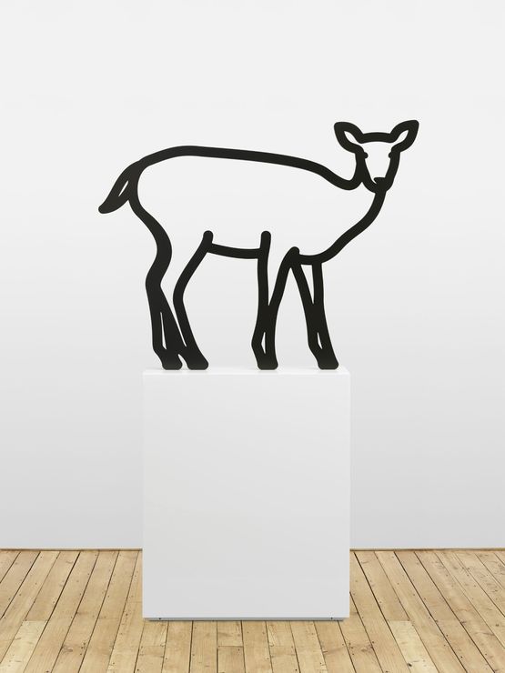 Deer 3. by Julian Opie contemporary artwork Works on Paper