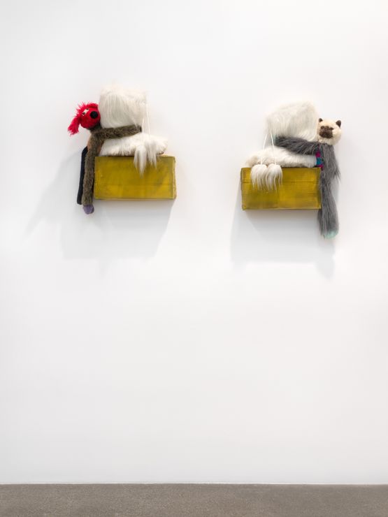 The Boots by Liz Magor contemporary artwork Installation