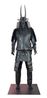 Obsidian Samurai XIV No Mans Land series by Nicola Roos contemporary artwork Sculpture
