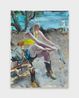 Socks on the beach by Jenna Gribbon contemporary artwork Painting