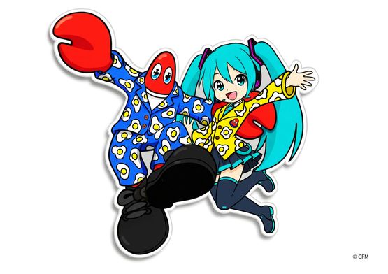 Hatsune Miku x Philip Colbert by Philip Colbert contemporary artwork Painting