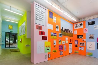 Contemporary art exhibition Jeremy Deller Warning Graphic Content at The Modern Institute Airds Lane United Kingdom
