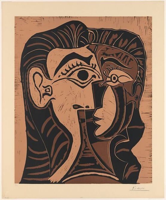 Portrait de Jacqueline de Face I by Pablo Picasso contemporary artwork Print