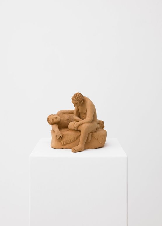 TALKING IN BED by Alessandro Teoldi contemporary artwork Sculpture