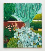 Lilys Backyard by Hilary Pecis contemporary artwork painting works on paper