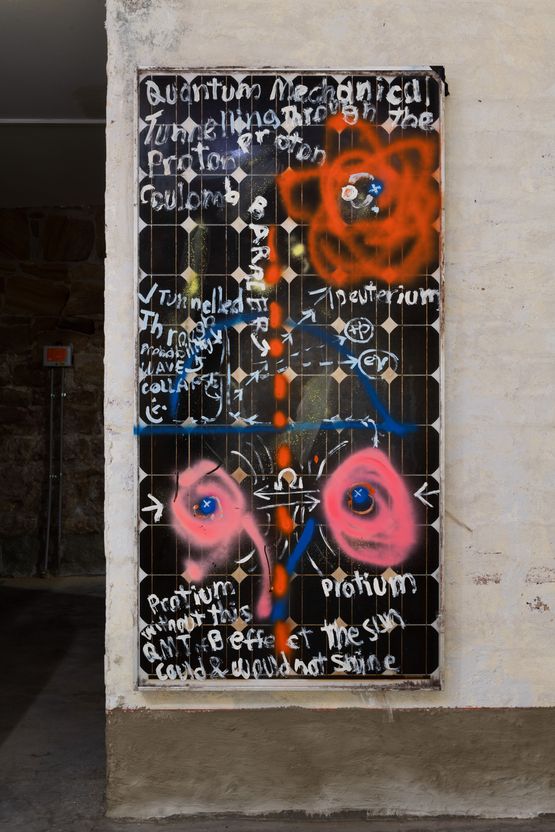 Quantum tunneling Gary Sullibhaine by Tennant Creek Brio contemporary artwork Painting