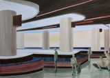 The Airport -  CD028 by Anna Ngan Leong Cheung contemporary artwork painting