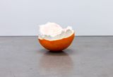 The Orange is Orange fruit by Darcey Bella Arnold contemporary artwork mixed media sculpture