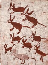 Djorra paper 6 by Nyapanyapa Yunupiu contemporary artwork mixed media