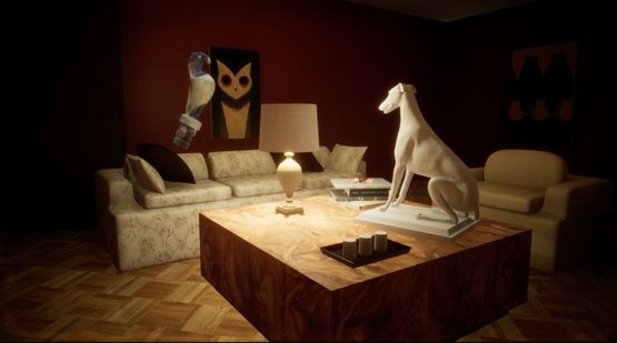 Greyhound Orwell by Jason Bailer Losh contemporary artwork Moving Image