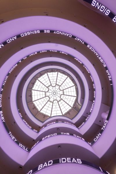 Jenny Holzer Lets the Light In at the Guggenheim