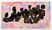At the breast at the motherhood the place where your mother originates by Cassi Namoda contemporary artwork Painting
