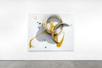 Gold PamphID by Seth Price contemporary artwork Painting