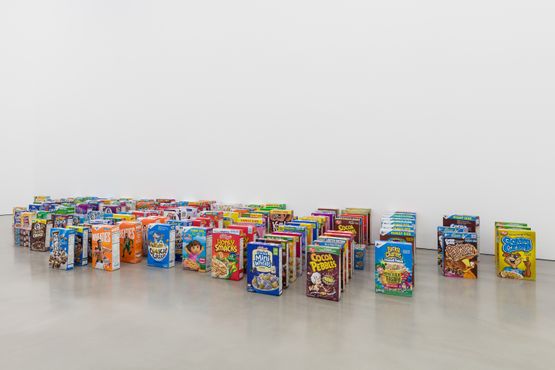Rudys Ramp of Remainders Cereal Ramp by Michael Queenland contemporary artwork Painting