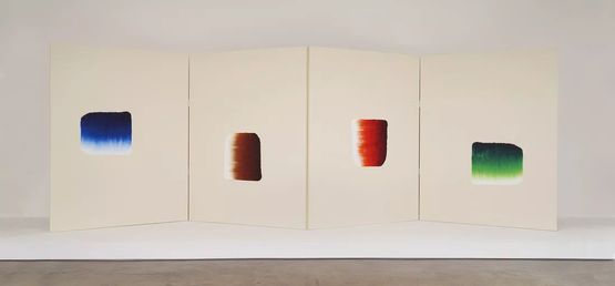 Dialogue by Lee Ufan contemporary artwork Painting