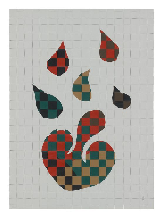 Bonfire  Weaving  128 by Jam Wu contemporary artwork Works on Paper