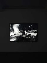 Lightbox Accident by Daido Moriyama contemporary artwork mixed media photography sculpture