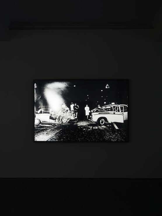 Lightbox Accident by Daido Moriyama contemporary artwork Sculpture