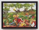 Two Figures by Verne Dawson contemporary artwork Painting