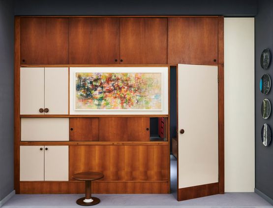 Storage partition from the Tufarelli Residence Capri Italy by Ettore Sottsass contemporary artwork Sculpture