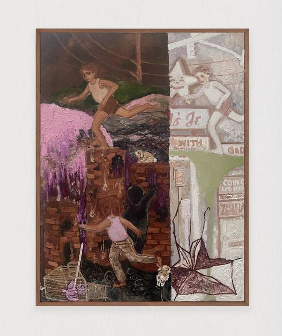 Lost Foundation II by Veronica Fernandez contemporary artwork Painting