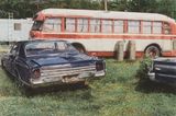 Blue Oldsmobile by John Salt contemporary artwork painting