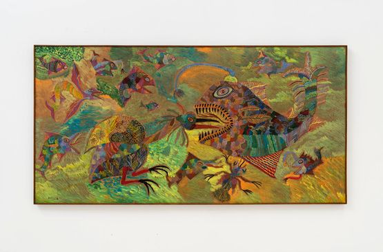 Sem titulo Untitled by Chico Da Silva francisco Domingos Da Silva contemporary artwork Works on Paper
