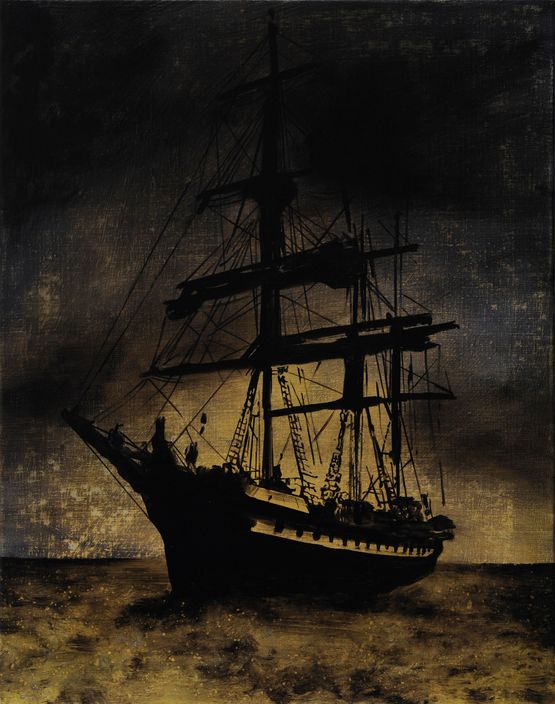 Black Water II by Stefan A Wengen contemporary artwork Painting