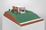 Clinic for a Suburban Site by Dan Graham contemporary artwork Sculpture