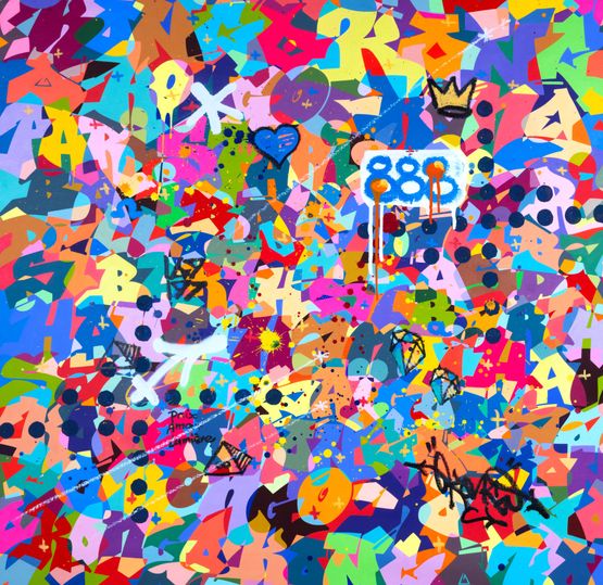 Bonte-divineDIVINEGOODNESS by Cyril Kongo contemporary artwork Painting