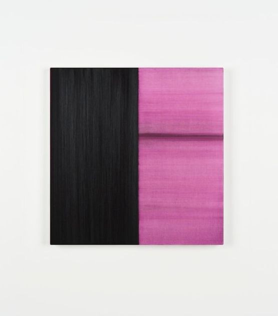 Untitled Lamp Black  Amethyst by Callum Innes contemporary artwork Painting