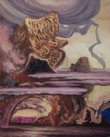 2  Mist Mountain No.2 by Ji Lei contemporary artwork painting works on paper