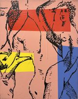 Composition II by Jean Marie Haessle contemporary artwork mixed media
