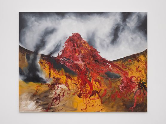 Babel II by Anish Kapoor contemporary artwork Painting