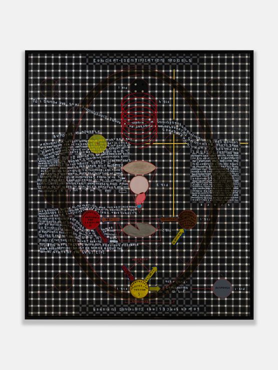 Blind Spot Detecting Unit Overlapping Theory Test by Thomas Zipp contemporary artwork Painting