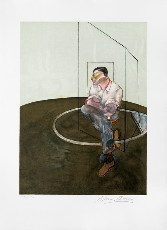 Portrait of John Edwards by Francis Bacon contemporary artwork Print