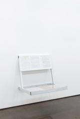 Reading Bench Bert  Holly Davis by Oscar Tuazon contemporary artwork mixed media