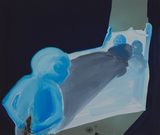 Splitter by Tala Madani contemporary artwork painting works on paper